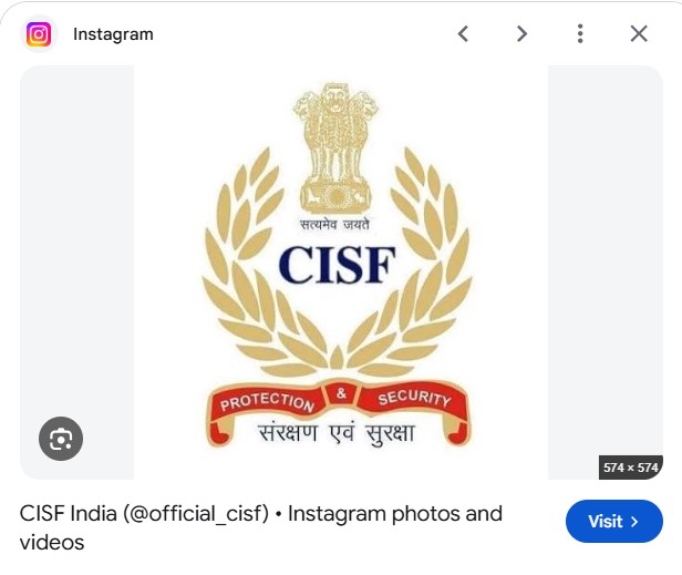 Official CISF Instagram Page